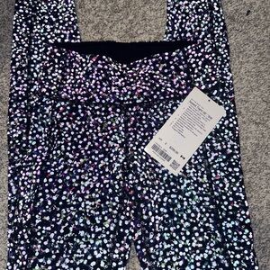 lululemon athletica limited edition reflective seawheeze tights 28” sz 2